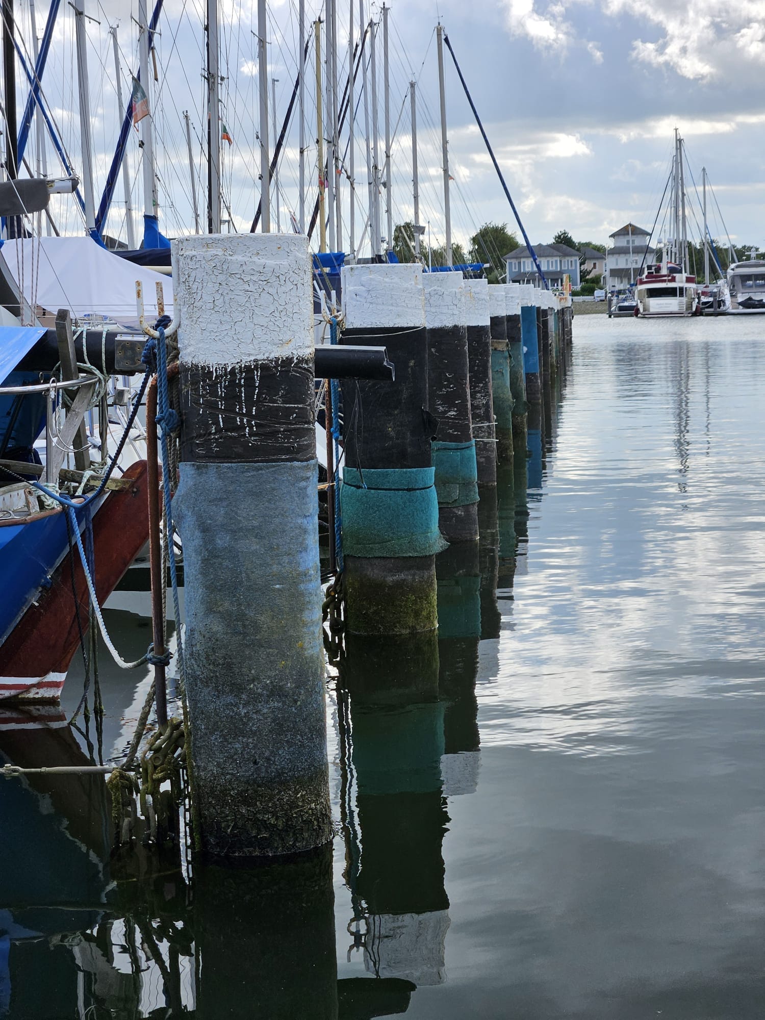  Gebruikte stalen buispalen meerpalen verankeringspalen in de haven