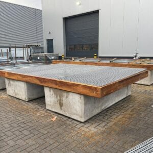 Drijvende steigers - 2 stalen frames 6,1m1 x 2,5m1